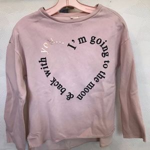 Zara Girls Pink "To The Moon & Back" - Size 11/12